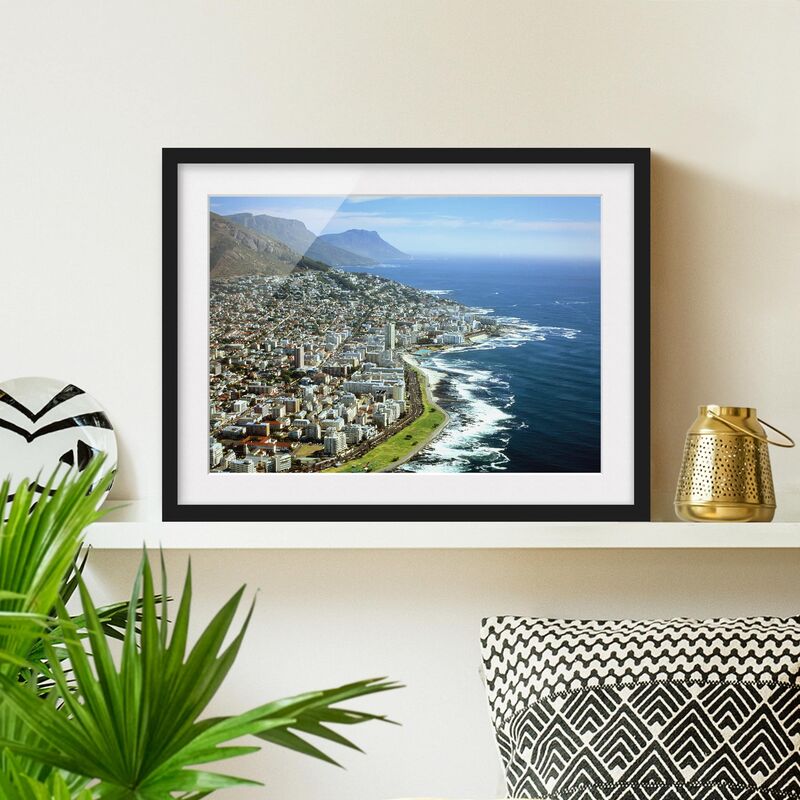 

Póster enmarcado - Cape Town Dimensión LxA: 30cm x 40cm, Marco: Negro