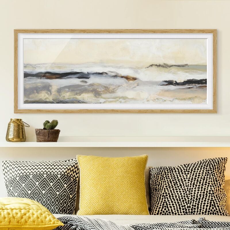 

Póster enmarcado - Buon Horizont I Dimensión LxA: 20cm x 50cm, Marco: Roble