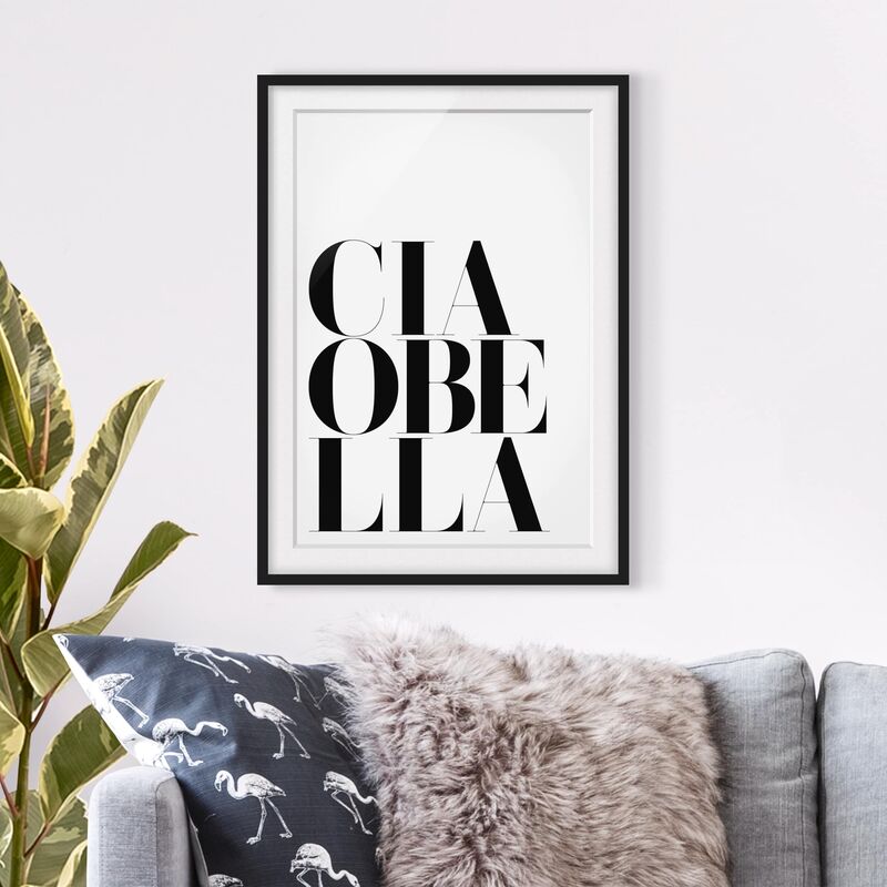 

Póster enmarcado - Ciao Bella Dimensión LxA: 40cm x 30cm, Marco: Negro