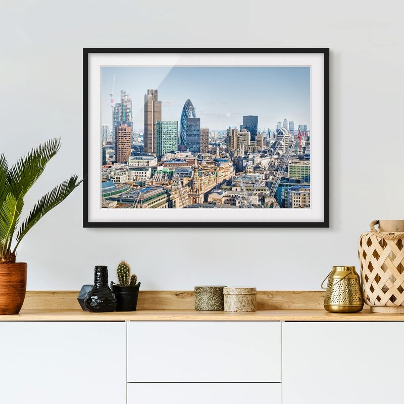 

Póster enmarcado - City Of London Dimensión LxA: 40cm x 55cm, Marco: Negro