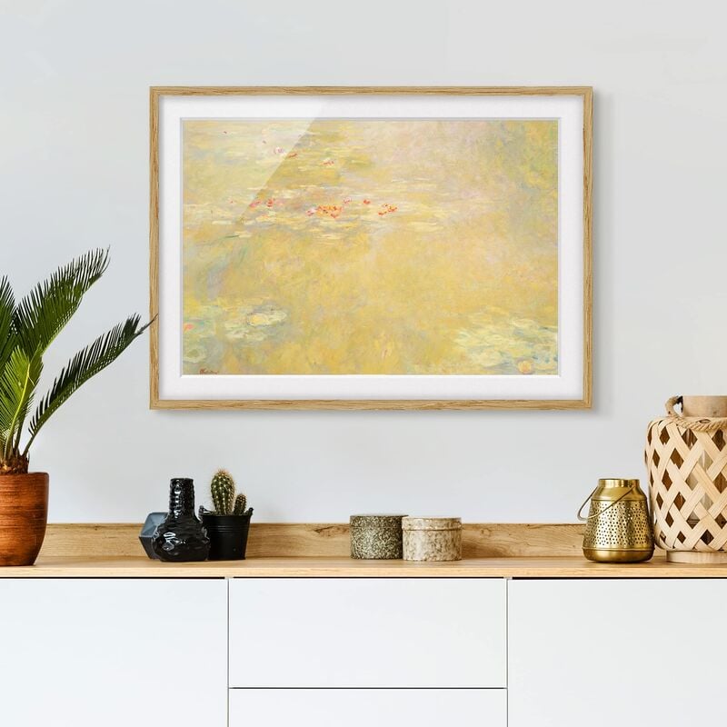 

Póster enmarcado - Claude Monet - Water Lily Pond Dimensión LxA: 70cm x 100cm, Marco: Roble