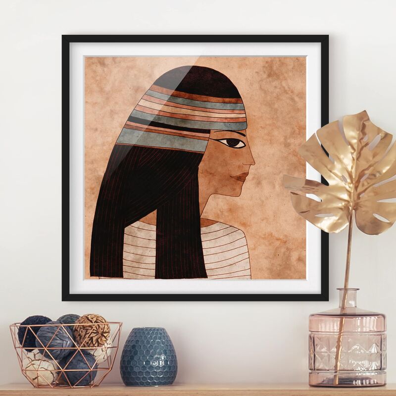 

Póster enmarcado - Cleopatra Dimensión LxA: 30cm x 30cm, Marco: Negro