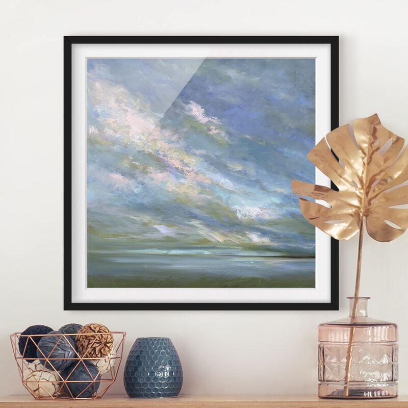 

Póster enmarcado - Coast Sky Dimensión LxA: 50cm x 50cm, Marco: Negro