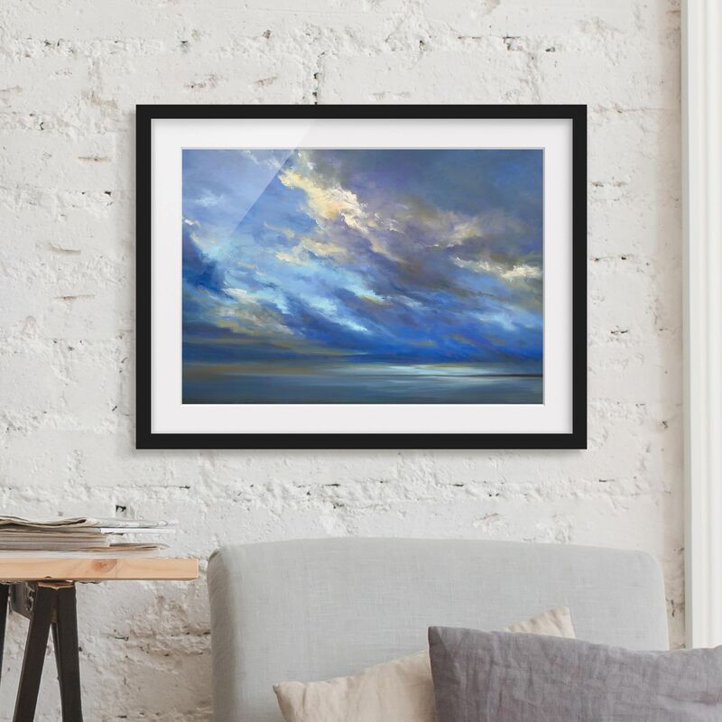 

Póster enmarcado - Coast Sky Dark Dimensión LxA: 50cm x 70cm, Marco: Negro