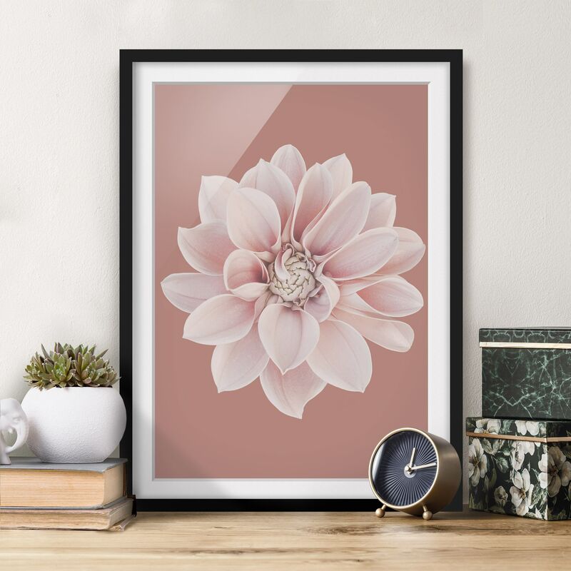 

Póster enmarcado - Daia in beige rosso e rosa Dimensión LxA: 70cm x 50cm, Marco: Negro
