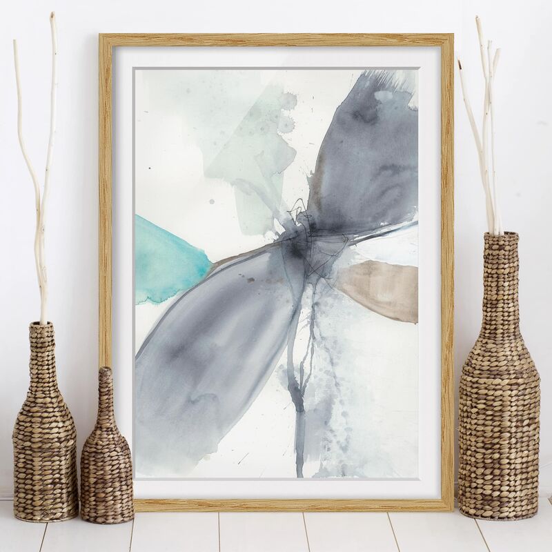 

Póster enmarcado - I Libellentanz Dimensión LxA: 55cm x 40cm, Marco: Roble