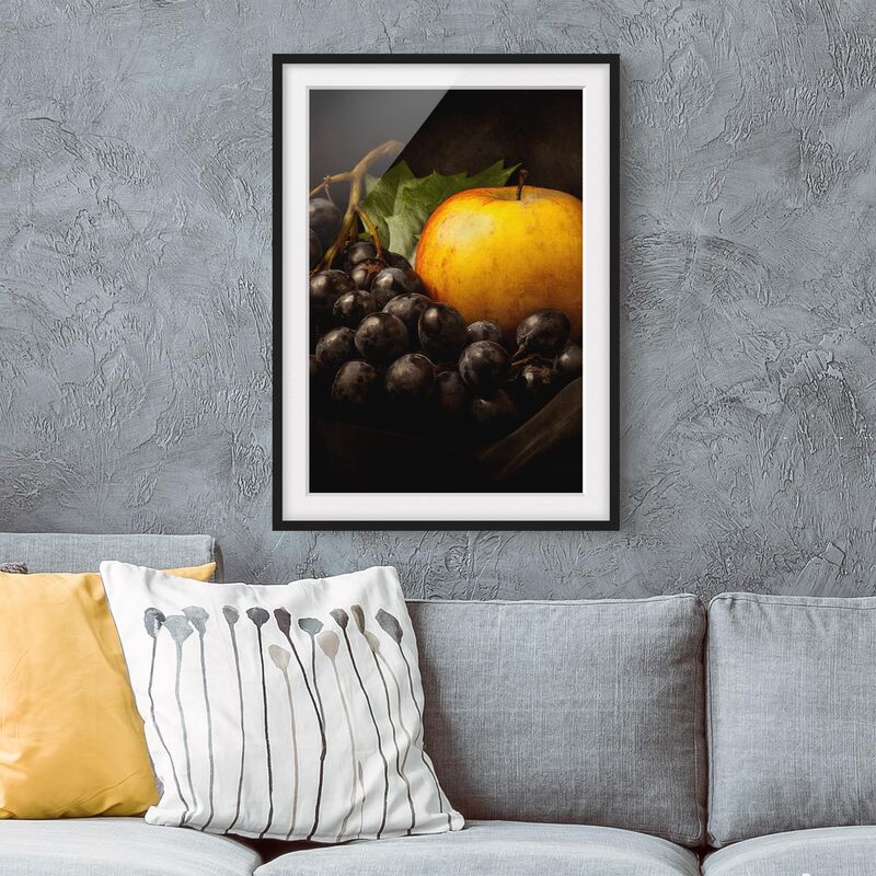 

Póster enmarcado - Dark Still Life Dimensión LxA: 55cm x 40cm, Marco: Negro