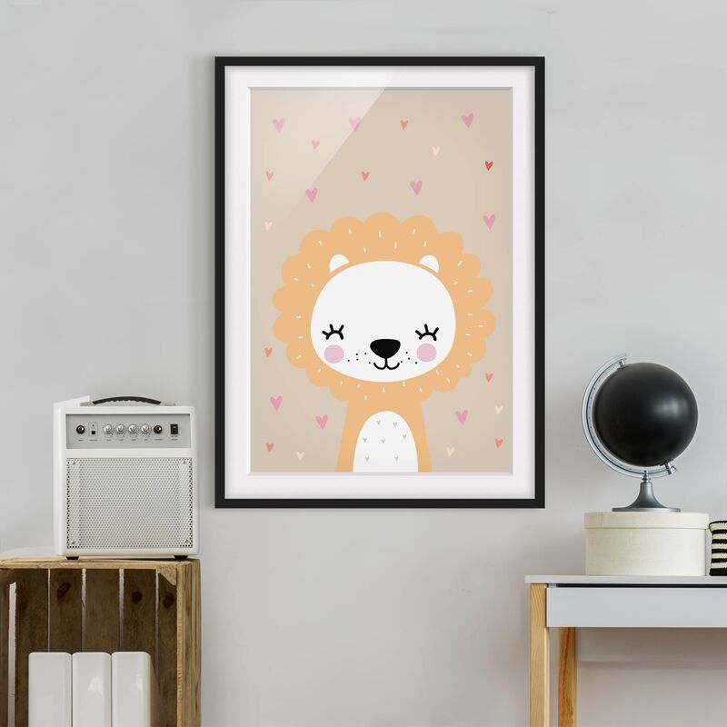 

Póster enmarcado - Dear Leo Dimensión LxA: 55cm x 40cm, Marco: Negro