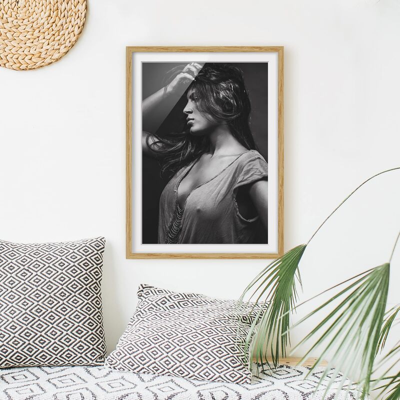 

Póster enmarcado - Dorine Dimensión LxA: 24cm x 18cm, Marco: Roble