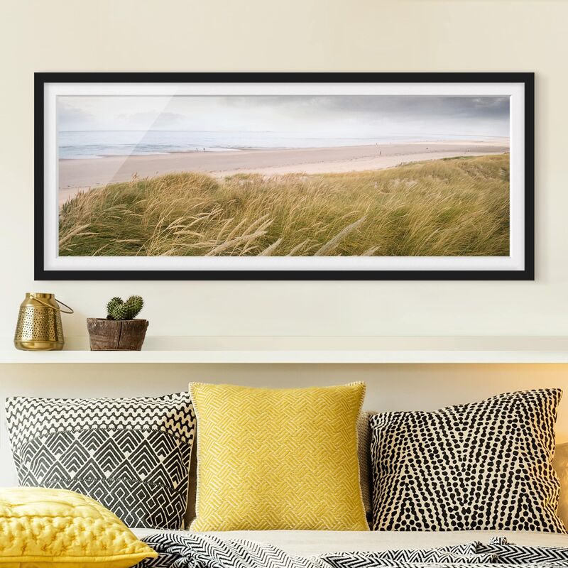 

Póster enmarcado - Dune Sogno Dimensión LxA: 30cm x 75cm, Marco: Negro