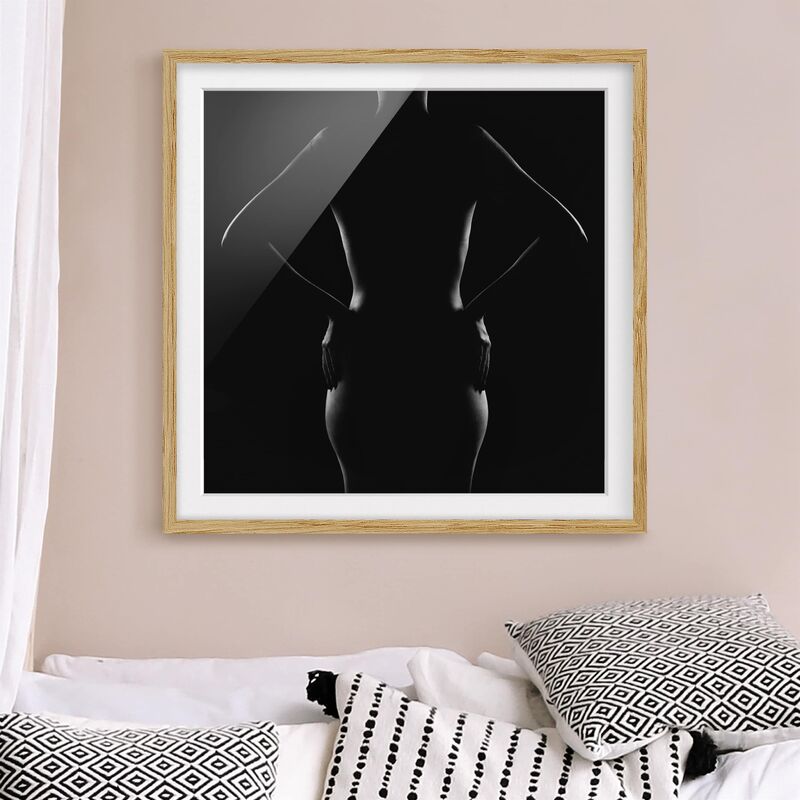 

Póster enmarcado - Eszter Dimensión LxA: 30cm x 30cm, Marco: Roble