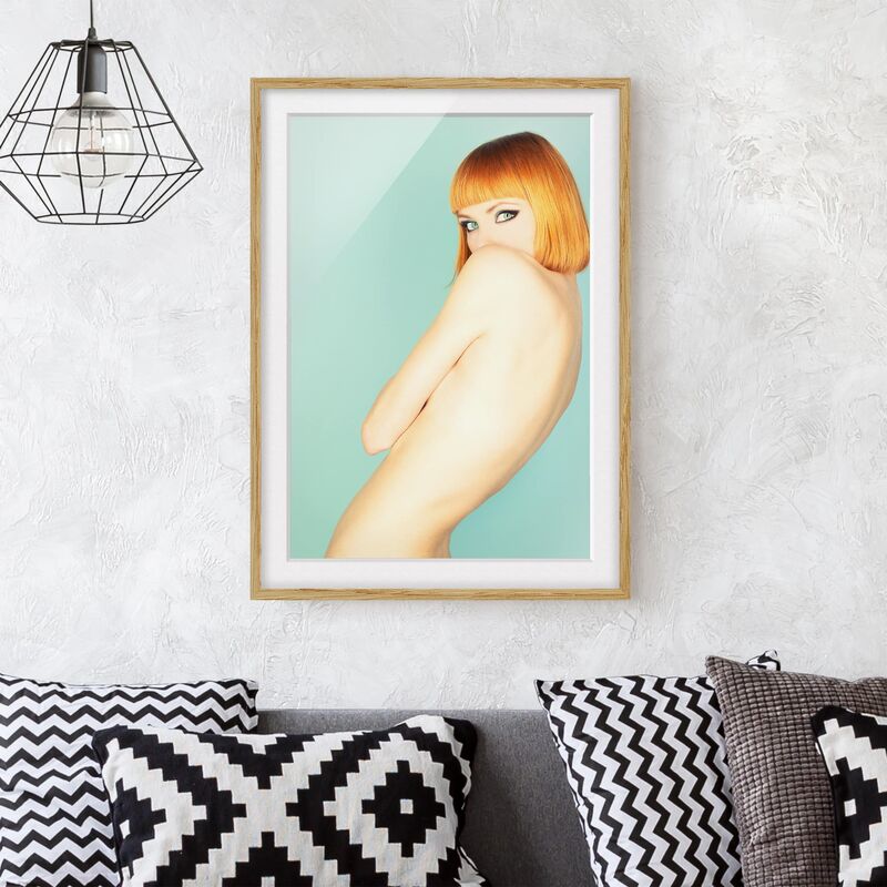 

Póster enmarcado - Flashing Dimensión LxA: 24cm x 18cm, Marco: Roble