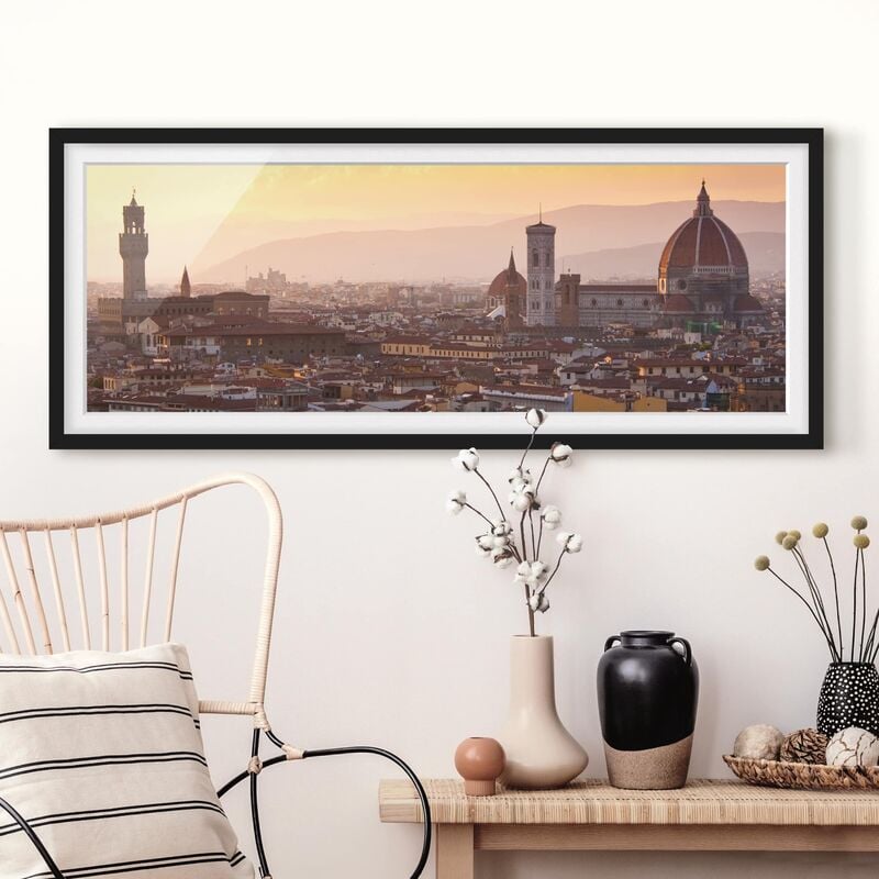 

Póster enmarcado - Firenze Dimensión LxA: 50cm x 130cm, Marco: Negro