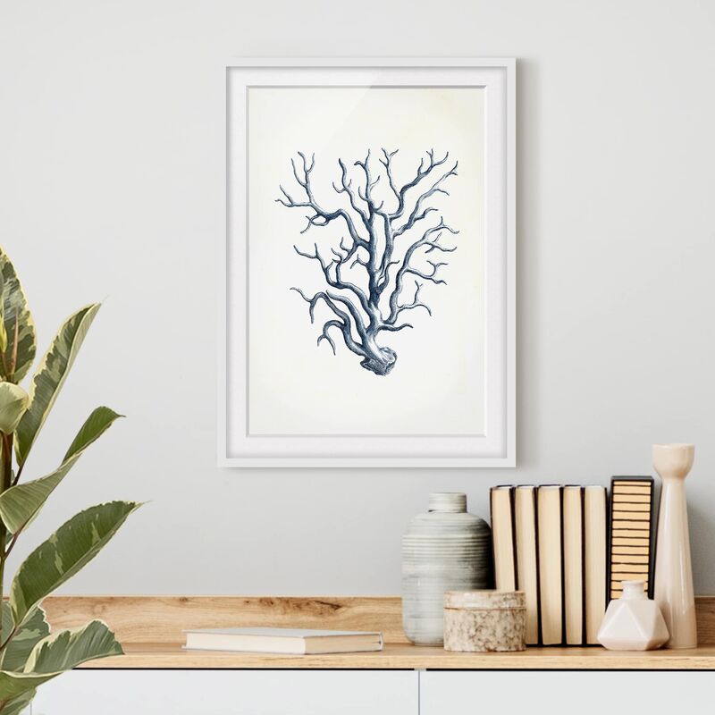 

Póster enmarcado - Flotsam In Navy Iv Dimensión LxA: 70cm x 50cm, Marco: Roble