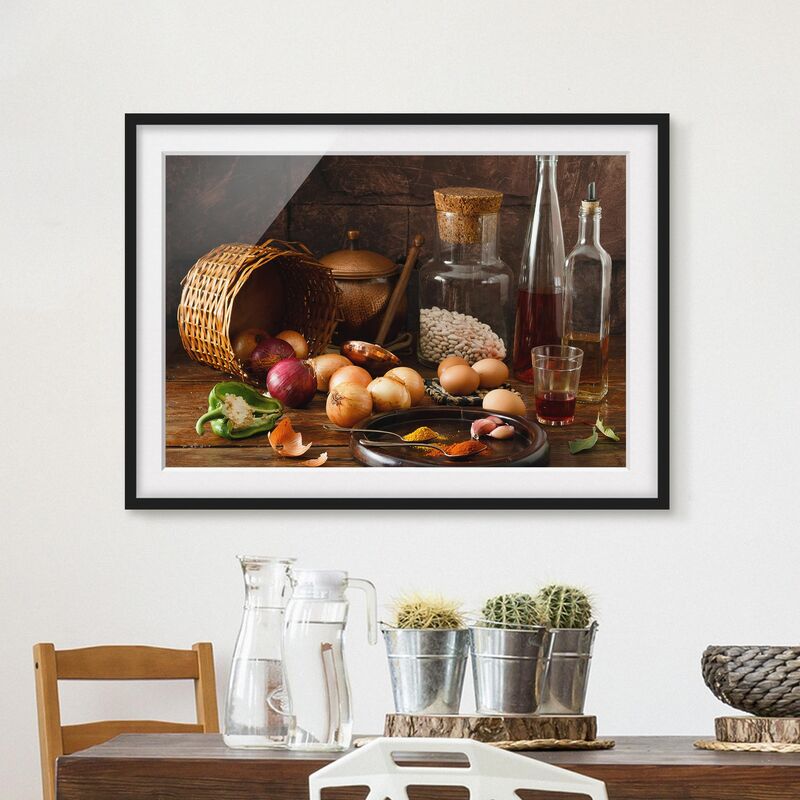 

Póster enmarcado - Fragrances Cooking Dimensión LxA: 40cm x 55cm, Marco: Negro