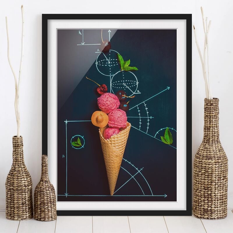 

Póster enmarcado - Geometry In Summer Dimensión LxA: 55cm x 40cm, Marco: Negro