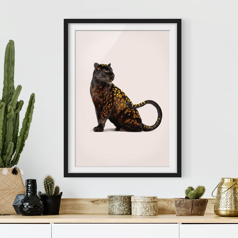

Póster enmarcado - Panthers d'oro Dimensión LxA: 40cm x 30cm, Marco: Negro