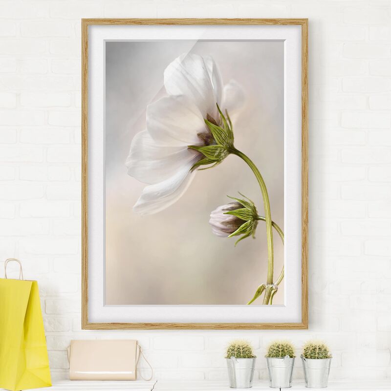 

Póster enmarcado - Heavenly Dream Of Blossoms Dimensión LxA: 55cm x 40cm, Marco: Roble