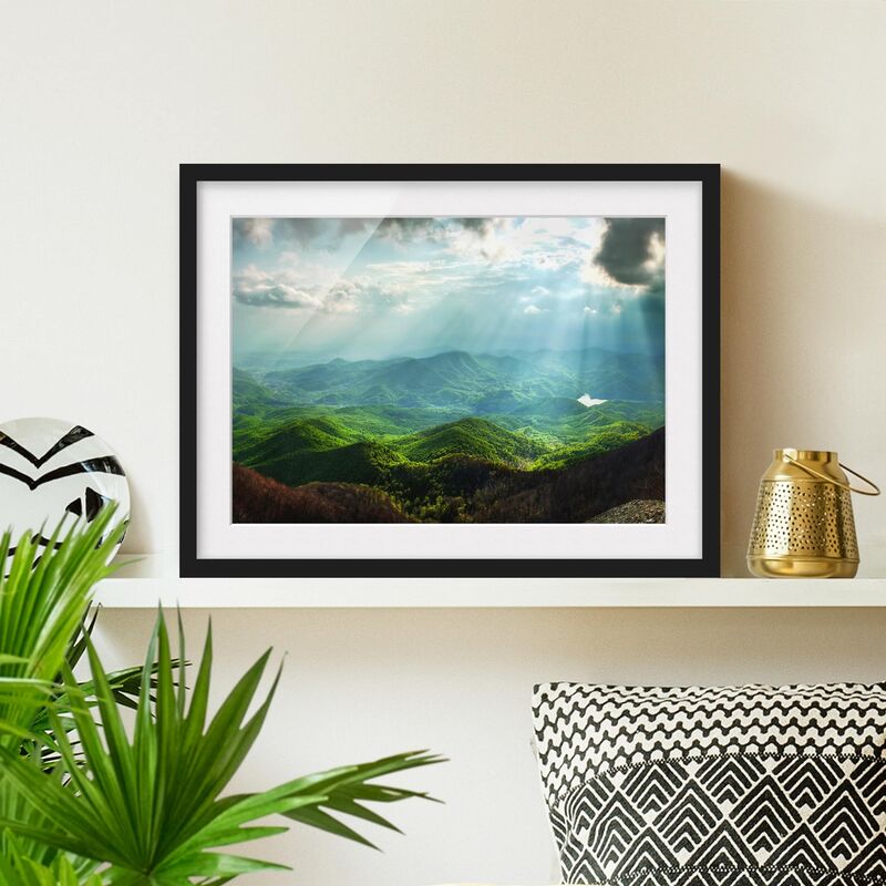 

Póster enmarcado - Heavenly Ground Dimensión LxA: 30cm x 40cm, Marco: Negro