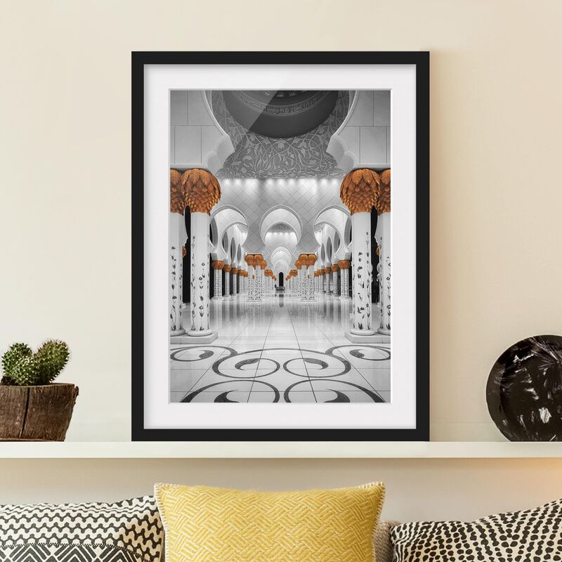 

Póster enmarcado - In The Mosque Dimensión LxA: 40cm x 30cm, Marco: Negro