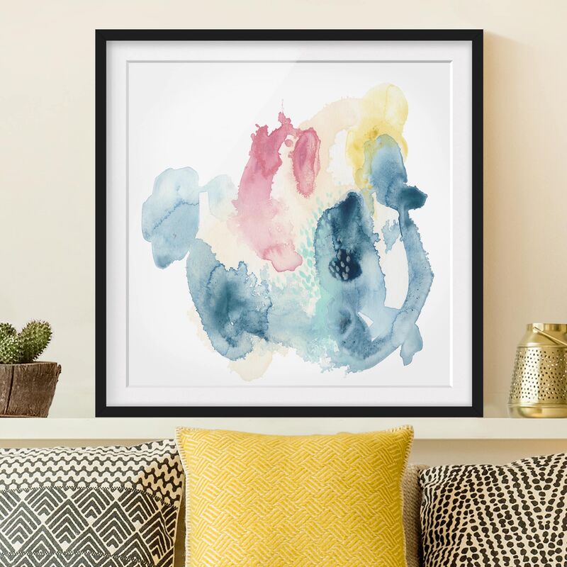 

Póster enmarcado - Intrigue I Dimensión LxA: 20cm x 20cm, Marco: Negro