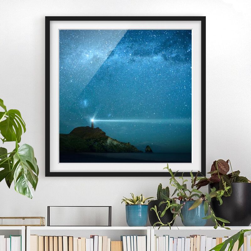 

Póster enmarcado - Lighthouse Dimensión LxA: 50cm x 50cm, Marco: Negro