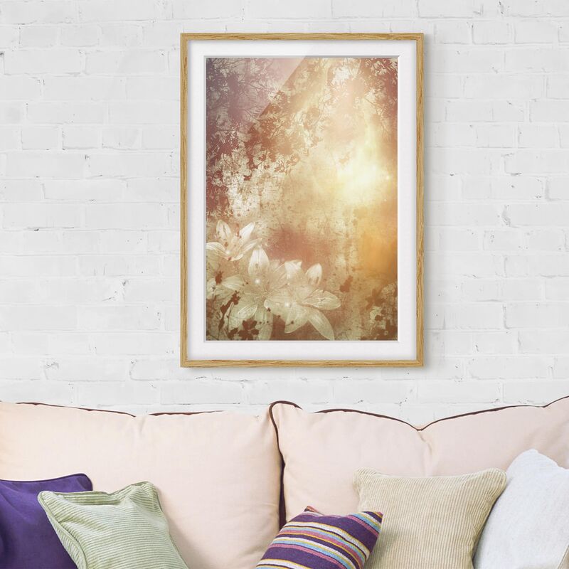 

Póster enmarcado - Lilith Dimensión LxA: 100cm x 70cm, Marco: Roble