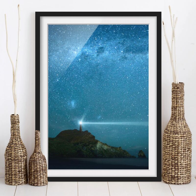 

Póster enmarcado - Lighthouse Dimensión LxA: 100cm x 70cm, Marco: Negro