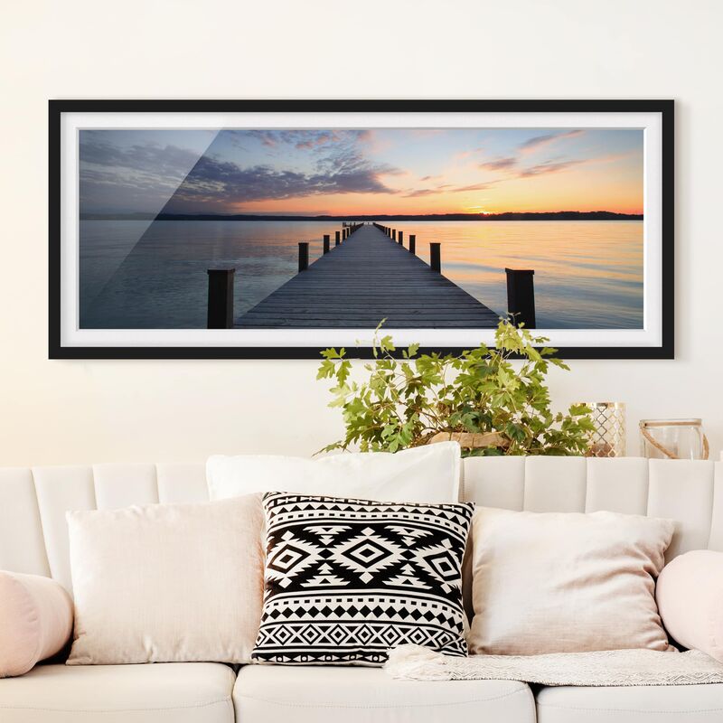 

Póster enmarcado - Luogo Di Riposo Dimensión LxA: 30cm x 75cm, Marco: Negro
