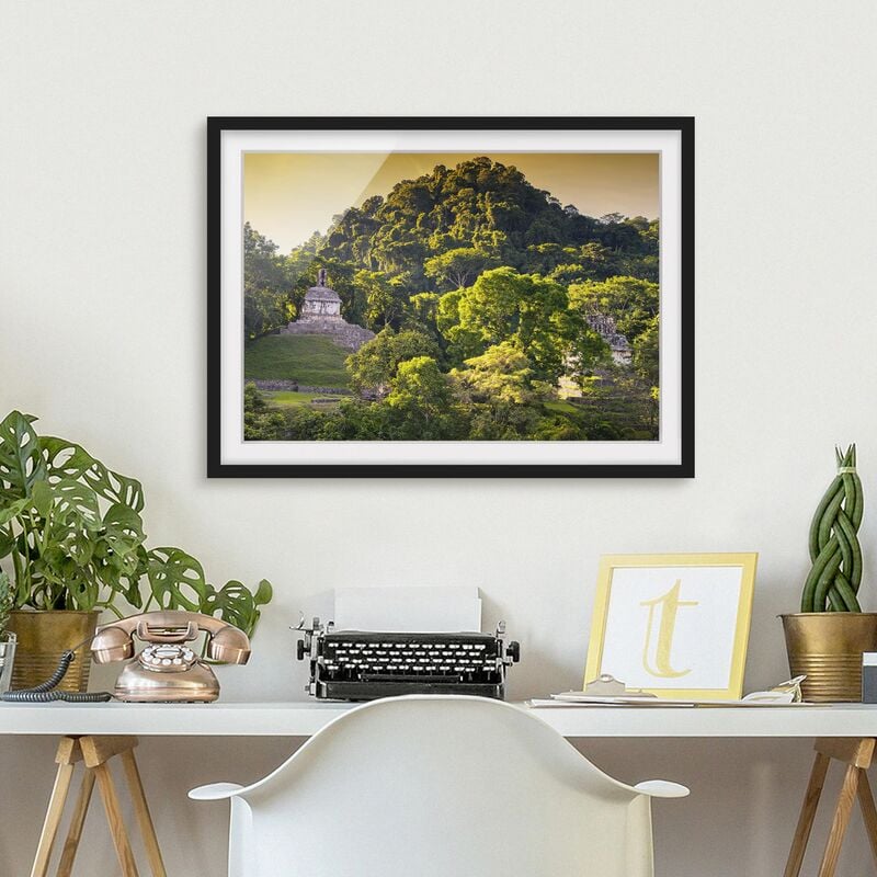 

Póster enmarcado - Mayan Ruins Dimensión LxA: 30cm x 40cm, Marco: Negro