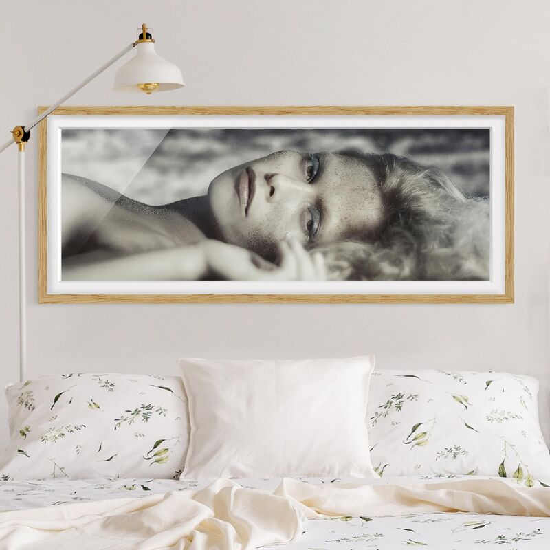 

Póster enmarcado - Sirena Dimensión LxA: 40cm x 100cm, Marco: Roble