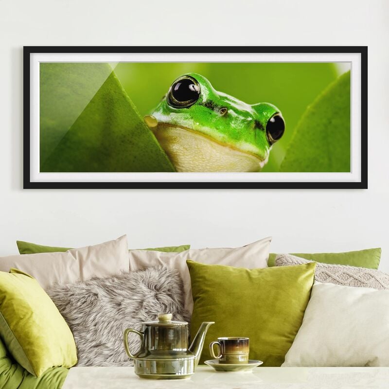 

Póster enmarcado - Meteorologo Dimensión LxA: 50cm x 130cm, Marco: Negro