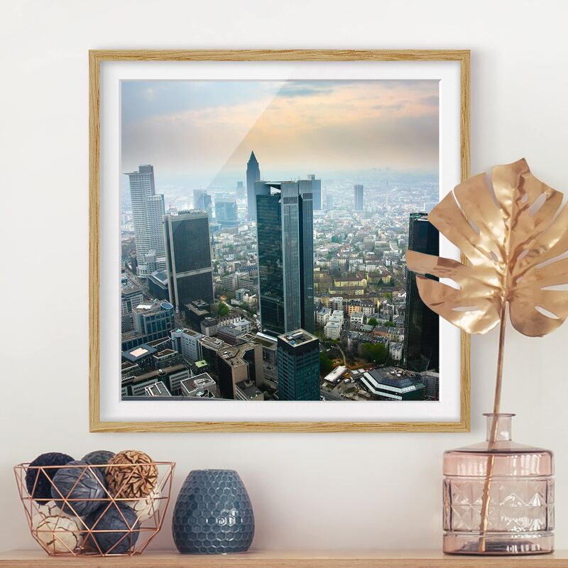 

Póster enmarcado - Modern Architecture Dimensión LxA: 30cm x 30cm, Marco: Roble
