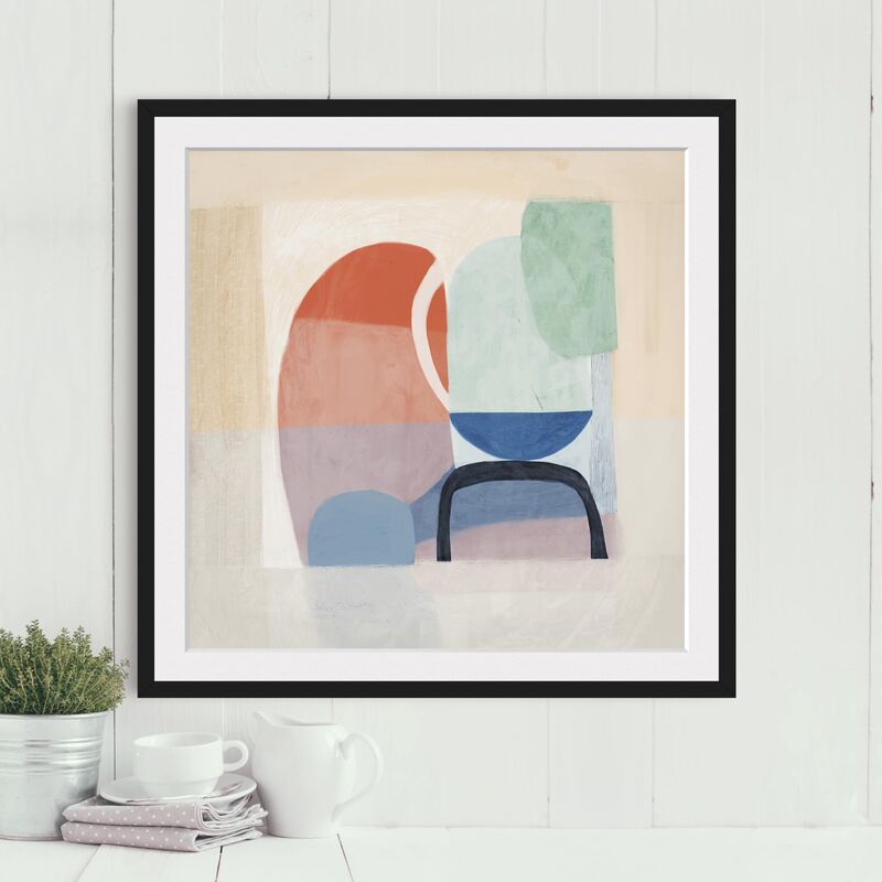 

Póster enmarcado - Multiform II Dimensión LxA: 70cm x 70cm, Marco: Negro