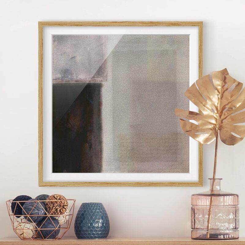 

Póster enmarcado - Muted Shades II Dimensión LxA: 50cm x 50cm, Marco: Roble