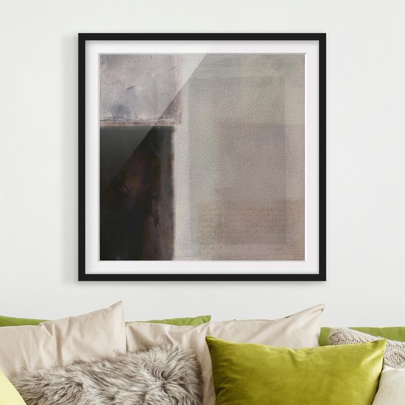 

Póster enmarcado - Muted Shades II Dimensión LxA: 70cm x 70cm, Marco: Negro
