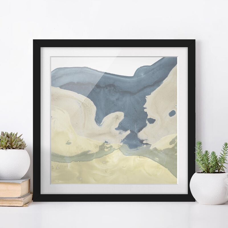 

Póster enmarcado - Ocean And Desert II Dimensión LxA: 50cm x 50cm, Marco: Negro