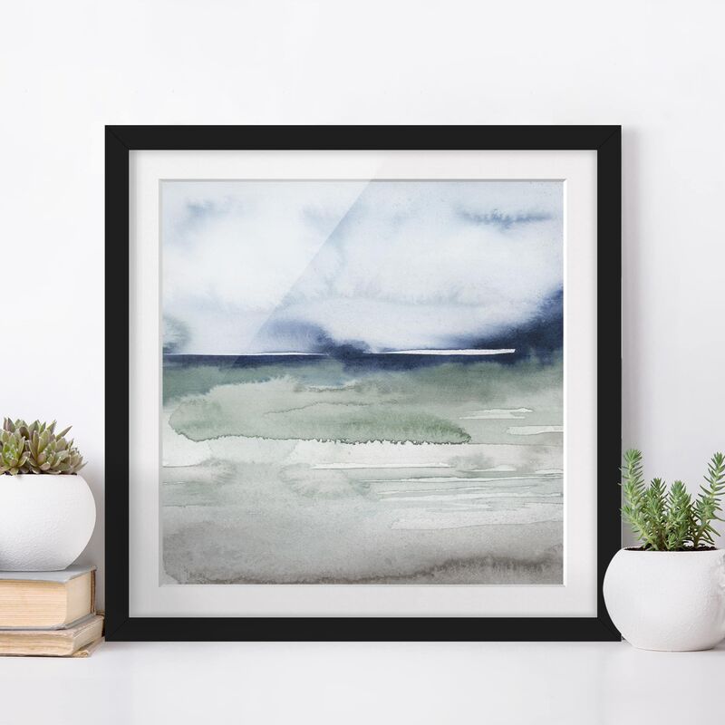 

Póster enmarcado - Ocean Waves I Dimensión LxA: 20cm x 20cm, Marco: Negro