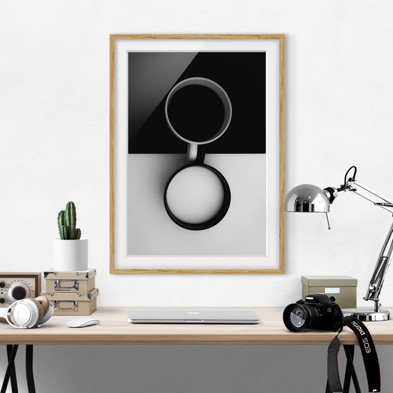 

Póster enmarcado - Opposites Dimensión LxA: 70cm x 50cm, Marco: Roble