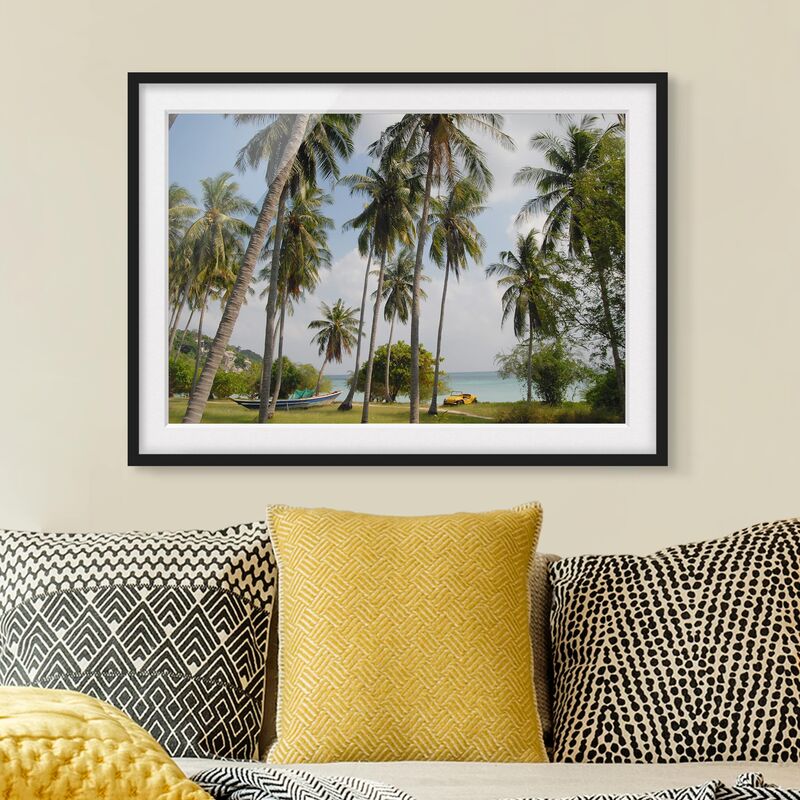 

Póster enmarcado - One Day In Paradise Dimensión LxA: 30cm x 40cm, Marco: Negro