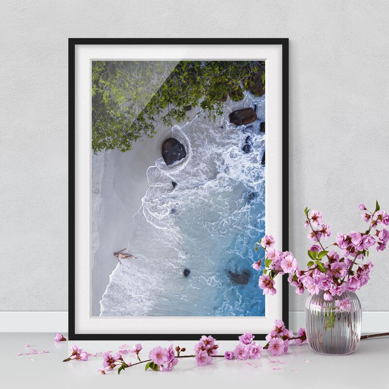 

Póster enmarcado - Paradiso sulla Terra Dimensión LxA: 55cm x 40cm, Marco: Negro