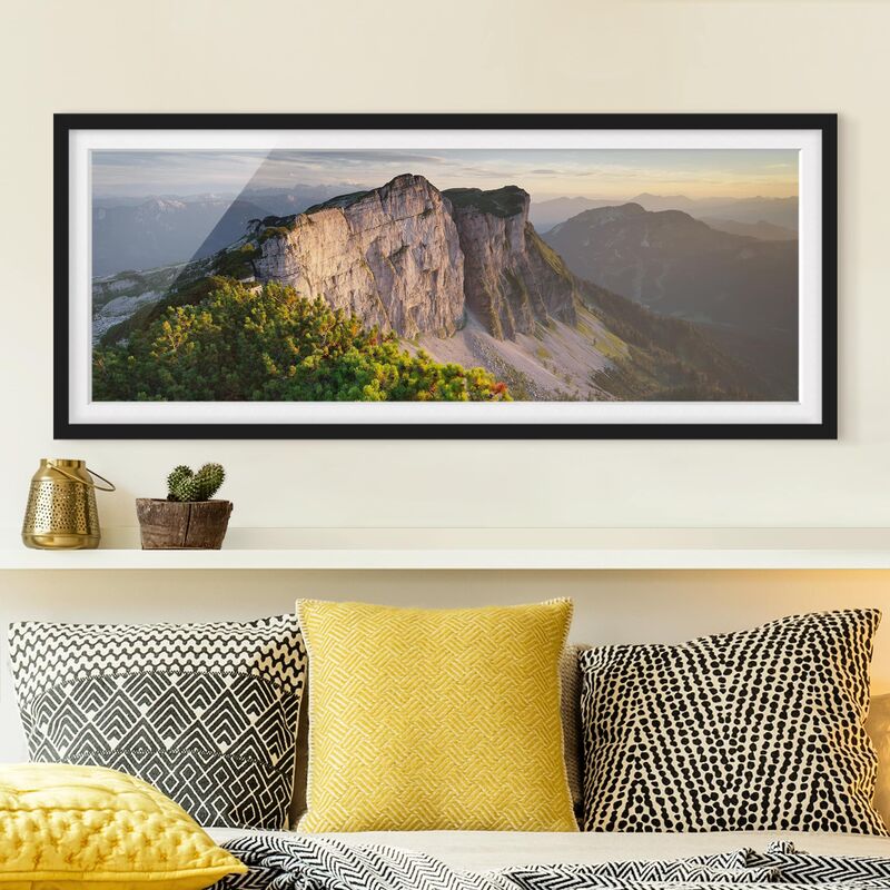 

Póster enmarcado - Parete Nord Loser In Austria Dimensión LxA: 20cm x 50cm, Marco: Negro