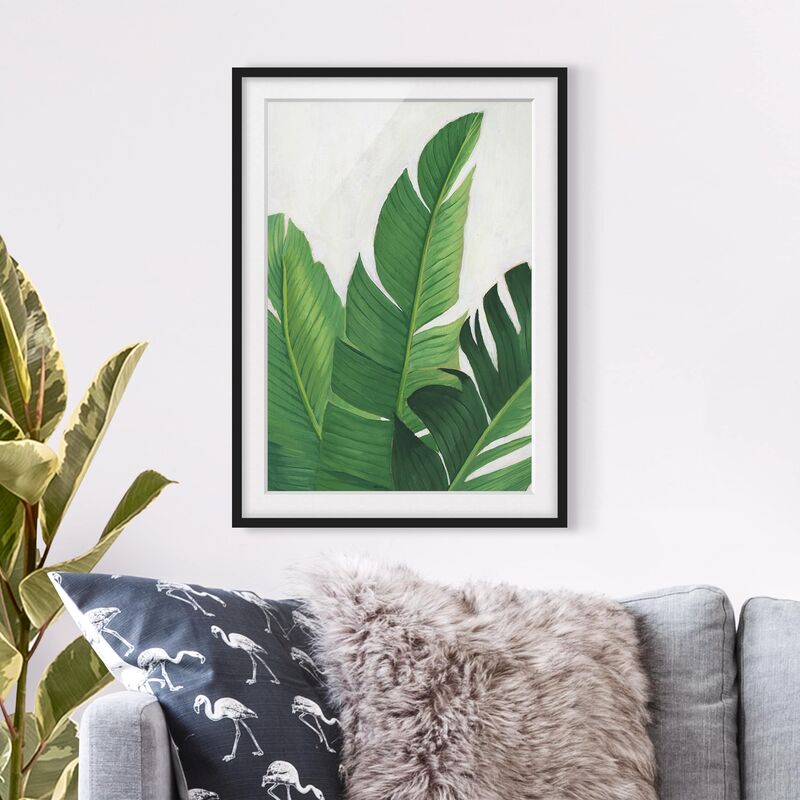 

Póster enmarcado - Piante Preferite - Di Banana Dimensión LxA: 24cm x 18cm, Marco: Negro