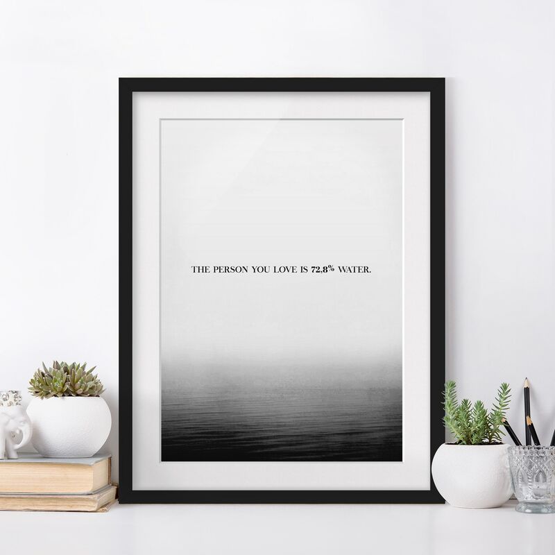 

Póster enmarcado - Paesaggi lirici - Amore Dimensión LxA: 55cm x 40cm, Marco: Negro