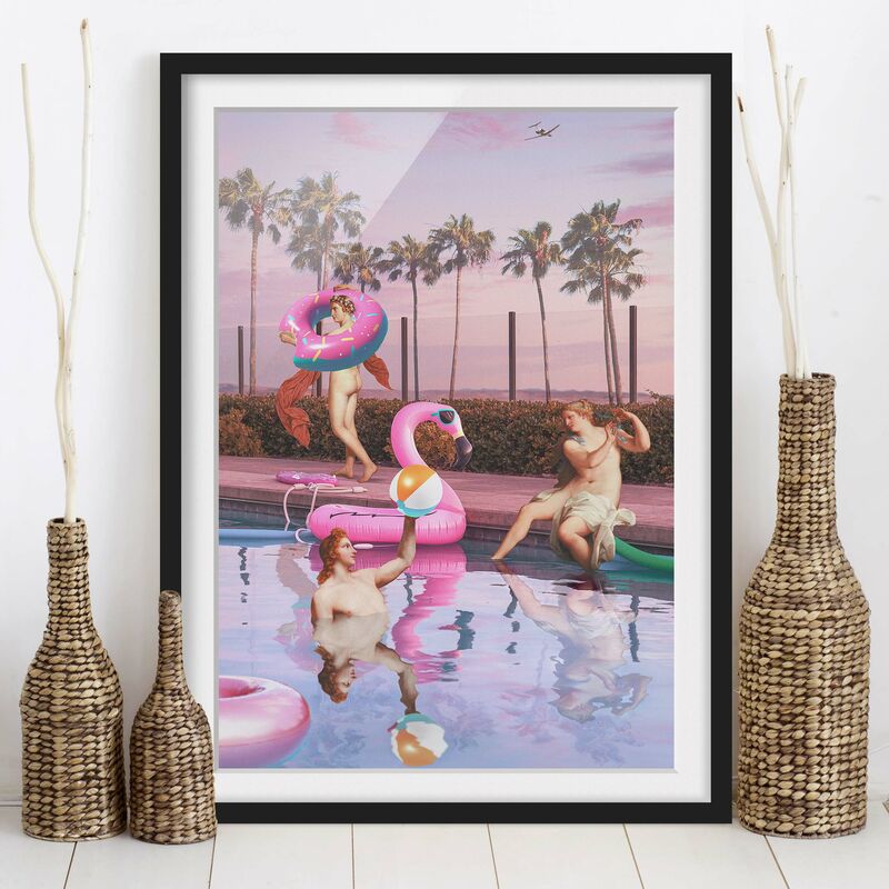 

Póster enmarcado - Pool Party Dimensión LxA: 70cm x 50cm, Marco: Negro