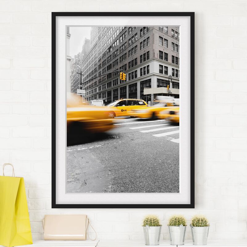 

Póster enmarcado - Rapid New York Dimensión LxA: 100cm x 70cm, Marco: Negro