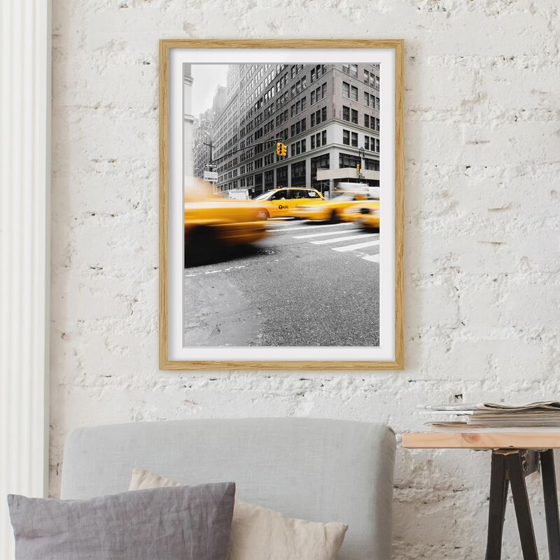 

Póster enmarcado - Rapid New York Dimensión LxA: 40cm x 30cm, Marco: Roble