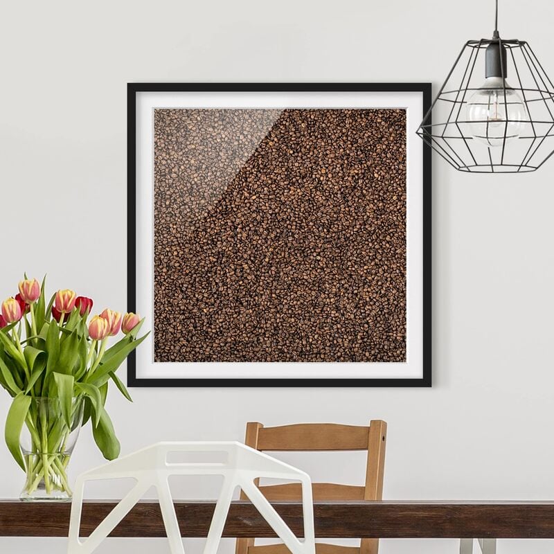 

Póster enmarcado - Sea Of Coffee Dimensión LxA: 30cm x 30cm, Marco: Negro