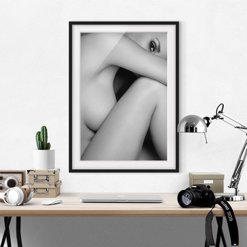 

Póster enmarcado - Side Nude Ii Dimensión LxA: 55cm x 40cm, Marco: Negro