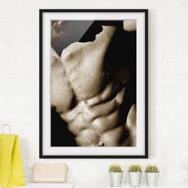 

Póster enmarcado - Sixpack Dimensión LxA: 40cm x 30cm, Marco: Negro
